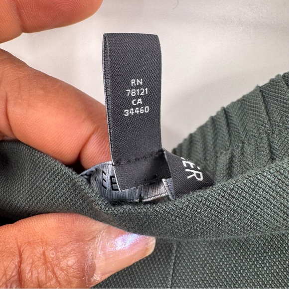 Eileen Fisher Green Dress Pants Relaxed Fit size L womens - Picture 5 of 10